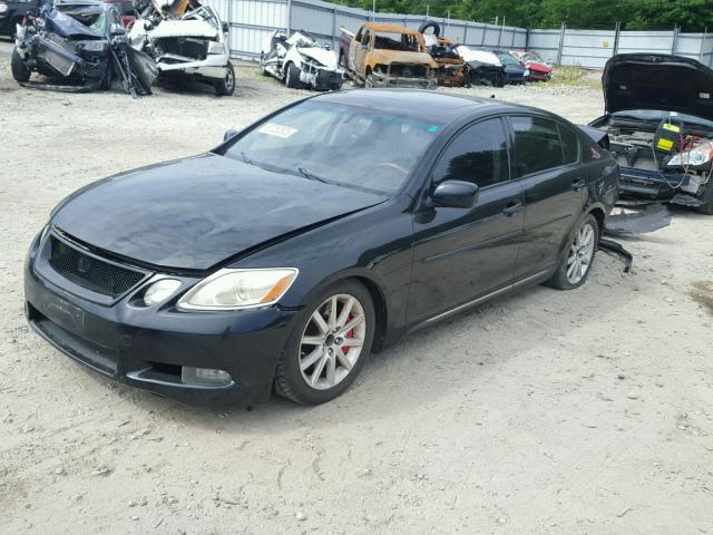 JTHCE96S680014653 - 2008 LEXUS GS 350 BLACK photo 2