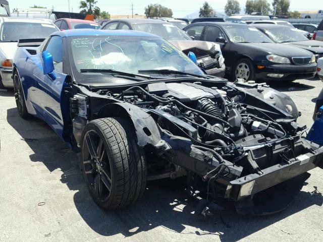 1G1YL2D7XE5104592 - 2014 CHEVROLET CORVETTE S BLUE photo 1