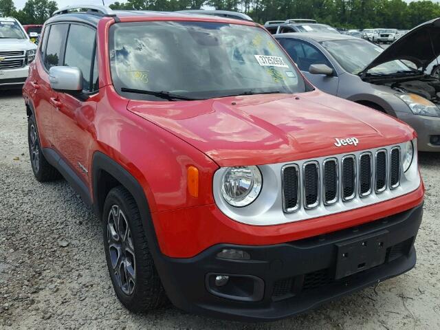 ZACCJADT5GPC58555 - 2016 JEEP RENEGADE L RED photo 1