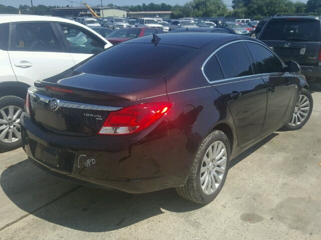 W04GS5ECXB1073411 - 2011 BUICK REGAL CXL BROWN photo 4