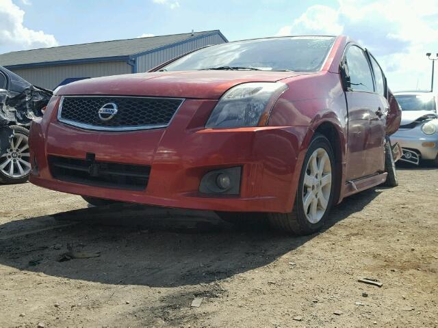 3N1AB6AP2AL717908 - 2010 NISSAN SENTRA 2.0 RED photo 2