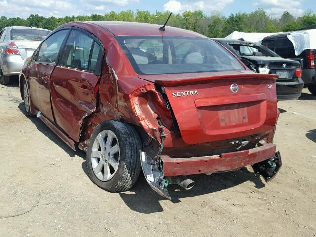 3N1AB6AP2AL717908 - 2010 NISSAN SENTRA 2.0 RED photo 3