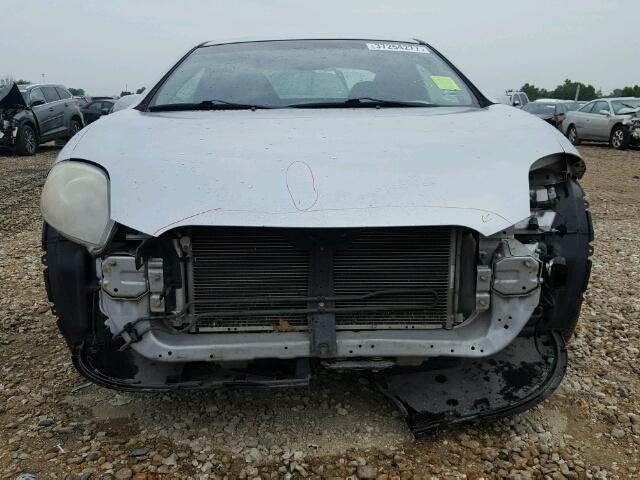 4A3AK24F38E006668 - 2008 MITSUBISHI ECLIPSE GS SILVER photo 9