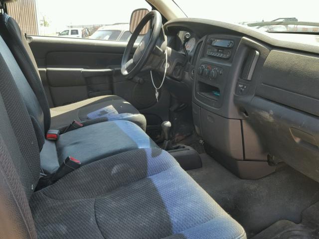 3D7KS26D25G798731 - 2005 DODGE RAM 2500 S WHITE photo 5