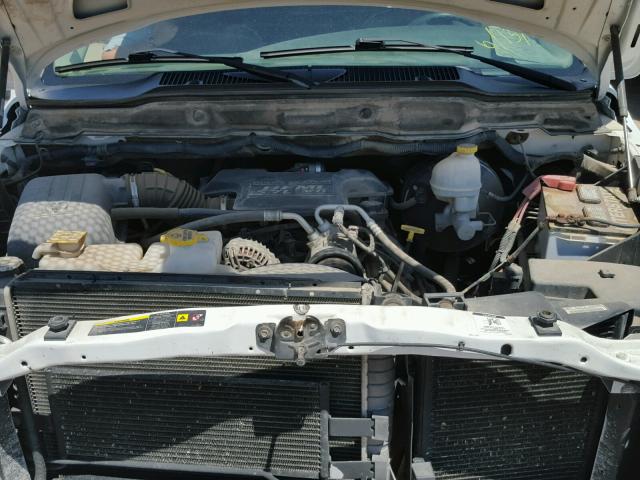 3D7KS26D25G798731 - 2005 DODGE RAM 2500 S WHITE photo 7