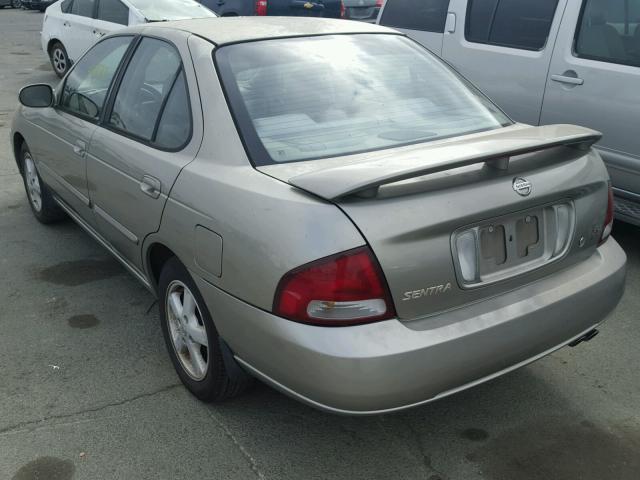 3N1AB51A33L735875 - 2003 NISSAN SENTRA SE- TAN photo 3