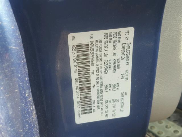 1A8HW58287F505580 - 2007 CHRYSLER ASPEN LIMI 蓝色 照片 10