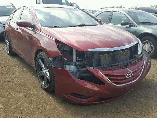 5NPEB4AC5DH687176 - 2013 HYUNDAI SONATA GLS RED photo 1