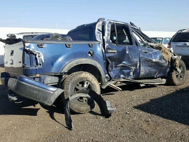 1FMEU51887UA18756 - 2007 FORD EXPLORER S BLUE photo 4