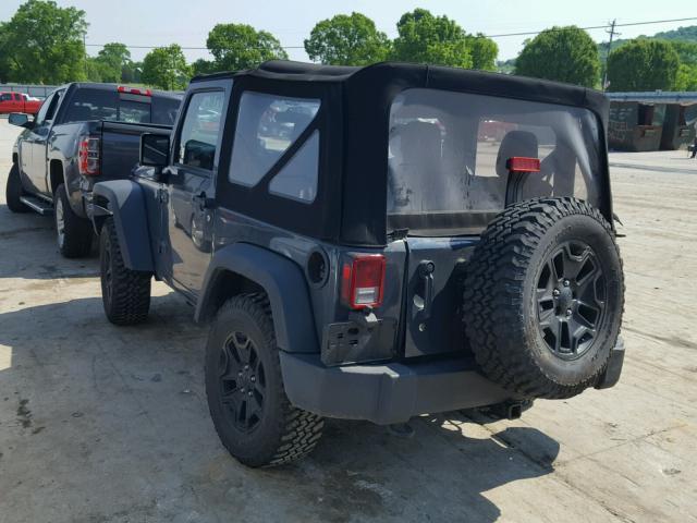 1C4AJWAG1GL327564 - 2016 JEEP WRANGLER S GRAY photo 3