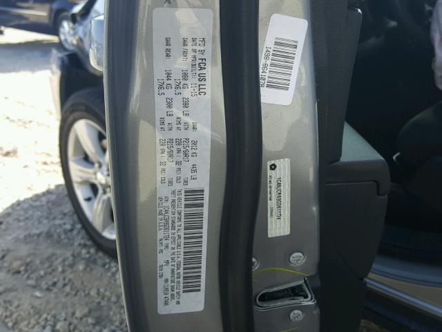 1C4NJCBA9GD611724 - 2016 JEEP COMPASS SP GRAY photo 10