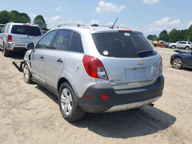 3GNAL2EK3ES596844 - 2014 CHEVROLET CAPTIVA LS SILVER photo 3