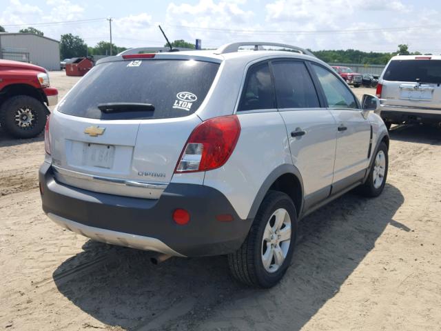 3GNAL2EK3ES596844 - 2014 CHEVROLET CAPTIVA LS 银色 照片 4