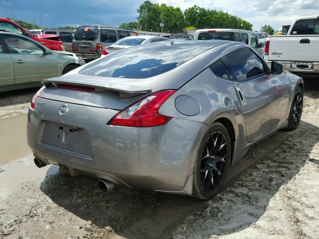 JN1AZ4EH1AM506255 - 2010 NISSAN 370Z SILVER photo 4