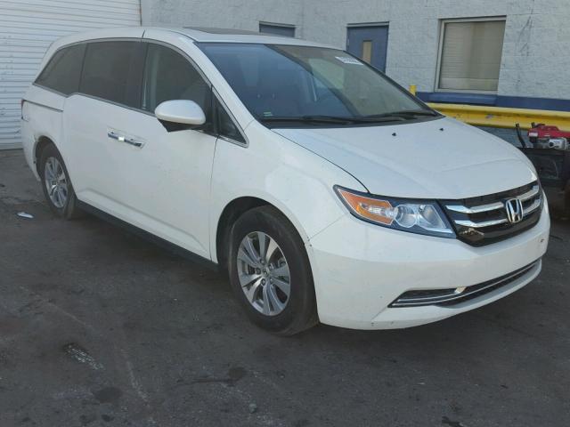 5FNRL5H69HB018529 - 2017 HONDA ODYSSEY EX WHITE photo 1