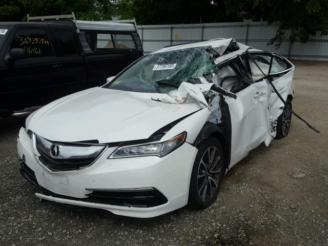 19UUB3F50GA000795 - 2016 ACURA TLX TECH WHITE photo 2