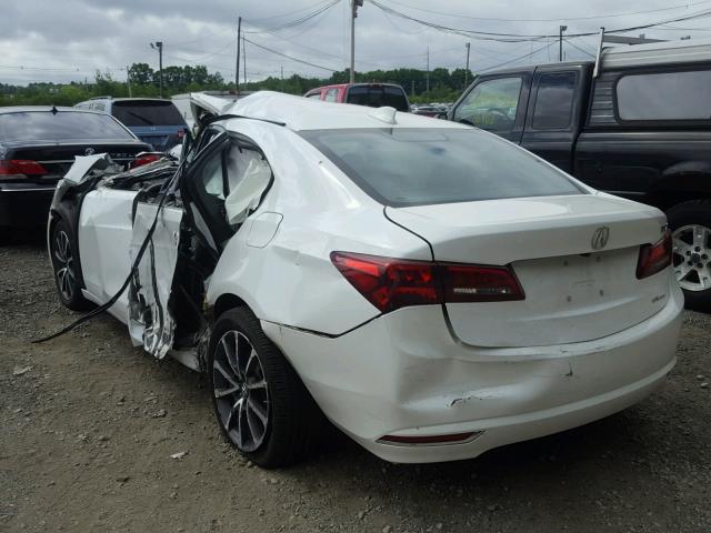19UUB3F50GA000795 - 2016 ACURA TLX TECH WHITE photo 3