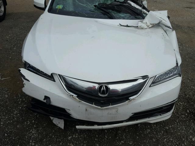 19UUB3F50GA000795 - 2016 ACURA TLX TECH WHITE photo 7