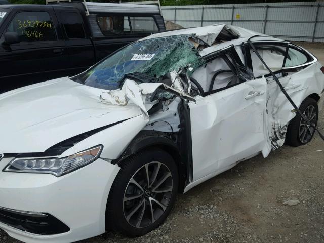 19UUB3F50GA000795 - 2016 ACURA TLX TECH WHITE photo 9