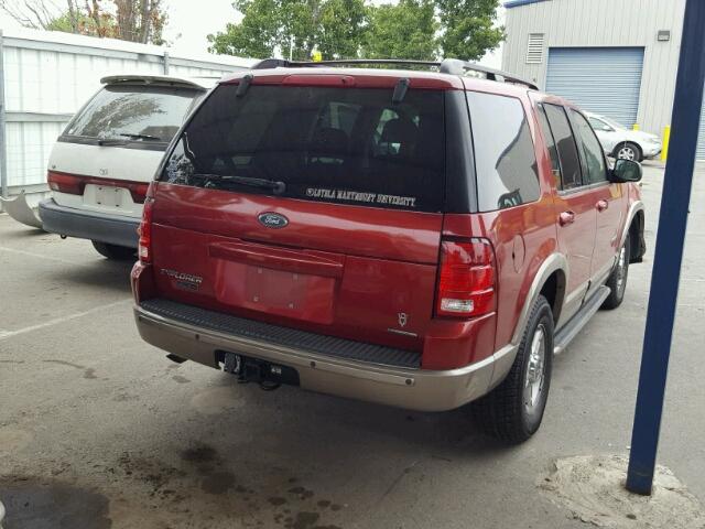 1FMDU74W32ZC23852 - 2002 FORD EXPLORER E RED photo 4