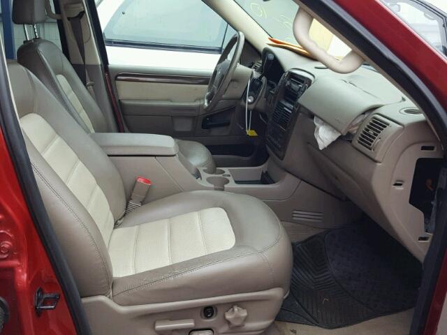 1FMDU74W32ZC23852 - 2002 FORD EXPLORER E RED photo 5