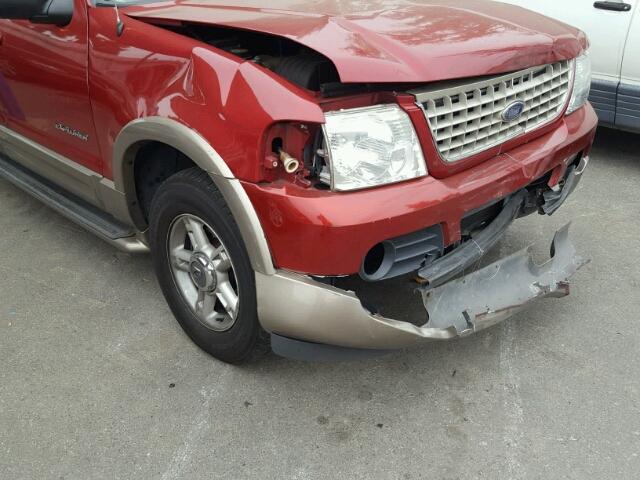 1FMDU74W32ZC23852 - 2002 FORD EXPLORER E RED photo 9