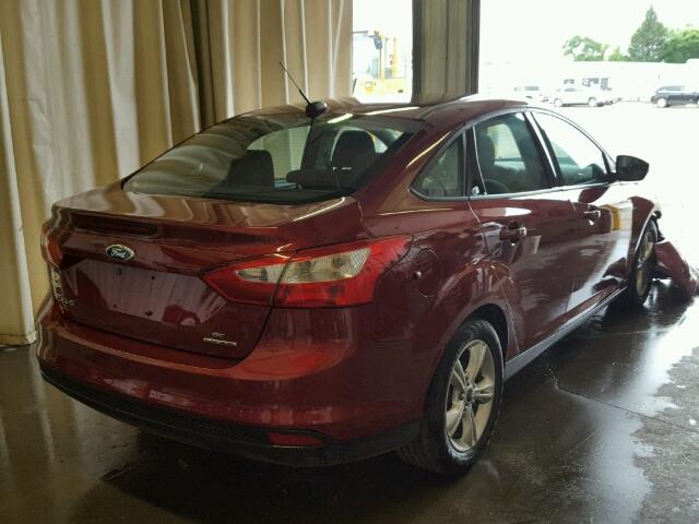 1FADP3F23EL330329 - 2014 FORD FOCUS SE RED photo 4