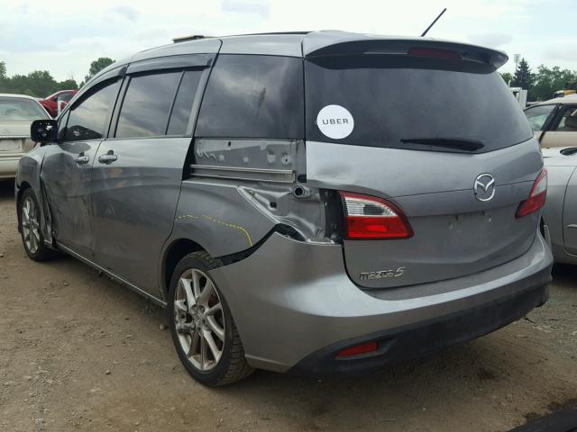 JM1CW2DL7C0101360 - 2012 MAZDA 5 SILVER photo 3