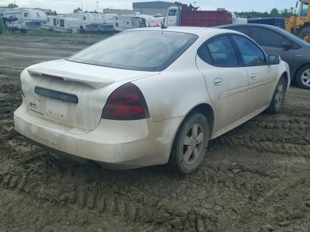 2G2WP552861111457 - 2006 PONTIAC GRAND PRIX WHITE photo 4