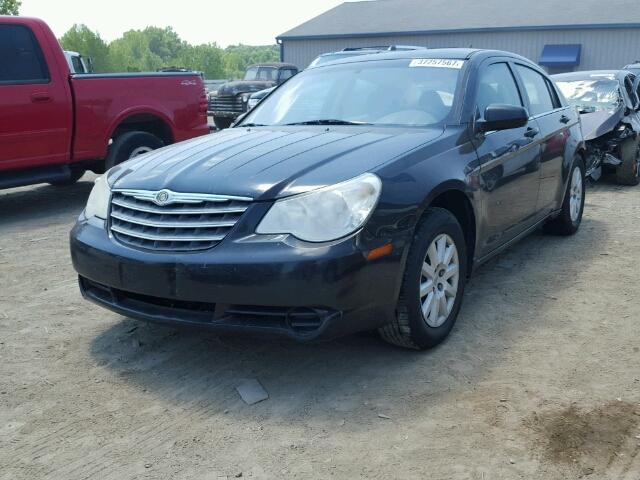 1C3LC46K17N578257 - 2007 CHRYSLER SEBRING BLACK photo 2