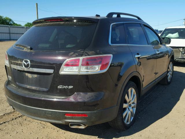 JM3TB38V490165420 - 2009 MAZDA CX-9 BURGUNDY photo 4