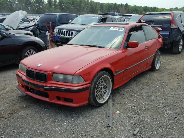 WBABE6312PJC10167 - 1993 BMW 318 IS AUT RED photo 2