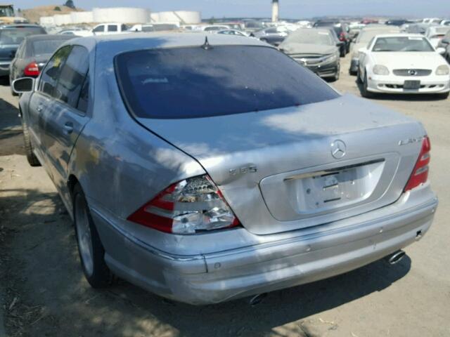 WDBNG73J92A230114 - 2002 MERCEDES-BENZ S 55 AMG SILVER photo 3