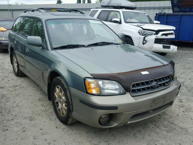 4S3BH806337602231 - 2003 SUBARU LEGACY OUT GREEN photo 1