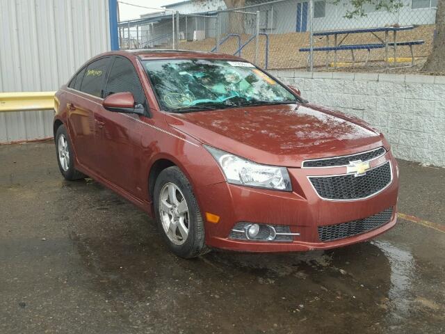 1G1PF5SC6C7345264 - 2012 CHEVROLET CRUZE LT MAROON photo 1