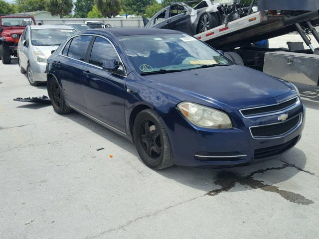 1G1ZH57B884204627 - 2008 CHEVROLET MALIBU 1LT BLUE photo 1