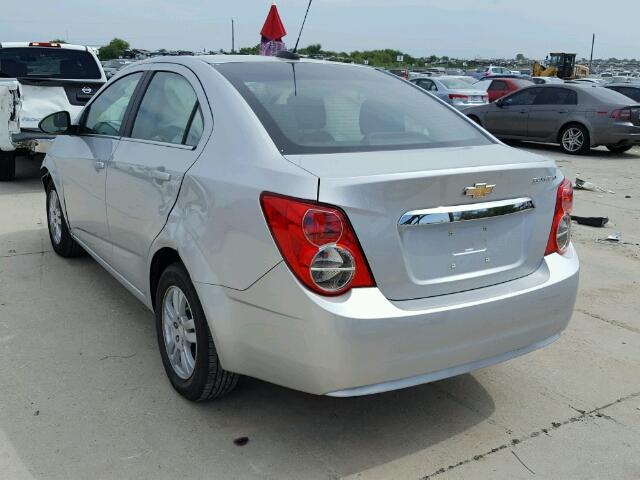 1G1JC5SH2F4200819 - 2015 CHEVROLET SONIC SILVER photo 3