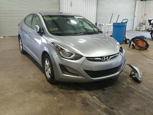 5NPDH4AE6FH579406 - 2015 HYUNDAI ELANTRA SE SILVER photo 1