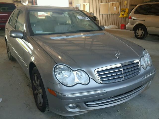 WDBRF92H87F881713 - 2007 MERCEDES-BENZ C 280 4MAT SILVER photo 1