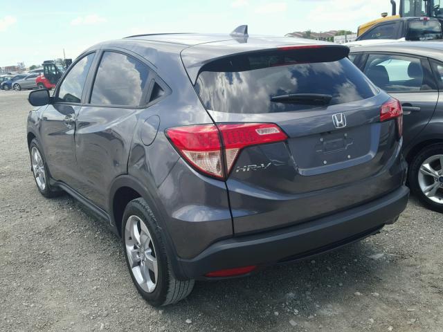 3CZRU5H53GM750437 - 2016 HONDA HR-V EX GRAY photo 3