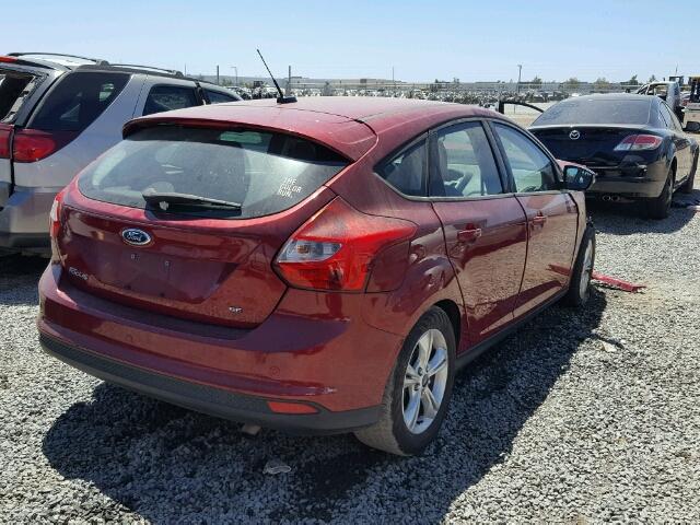 1FADP3K20EL391322 - 2014 FORD FOCUS SE RED photo 4