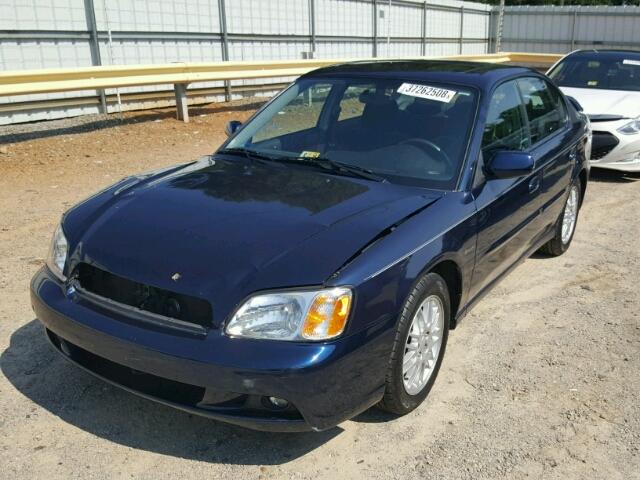 4S3BE625147203952 - 2004 SUBARU LEGACY L S BLUE photo 2