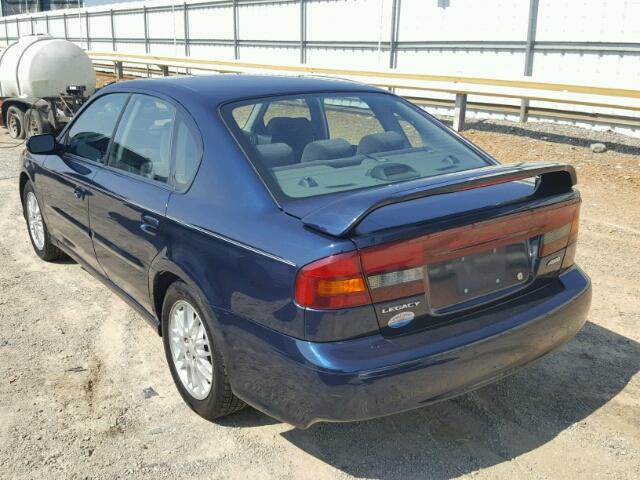 4S3BE625147203952 - 2004 SUBARU LEGACY L S BLUE photo 3