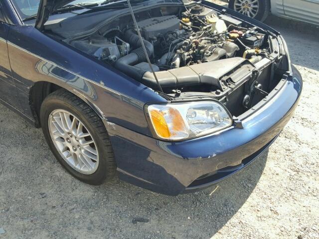 4S3BE625147203952 - 2004 SUBARU LEGACY L S BLUE photo 9