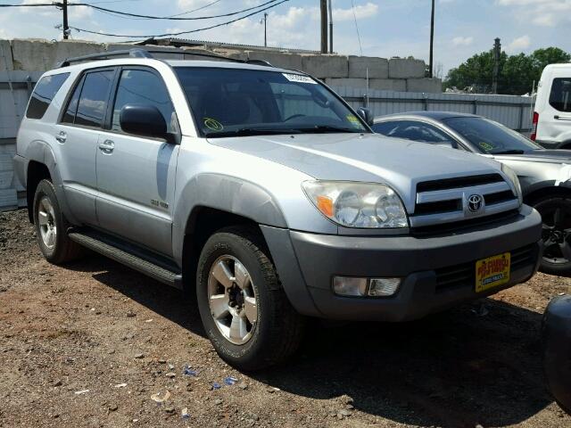 JTEBU14R630001827 - 2003 TOYOTA 4RUNNER SR SILVER photo 1