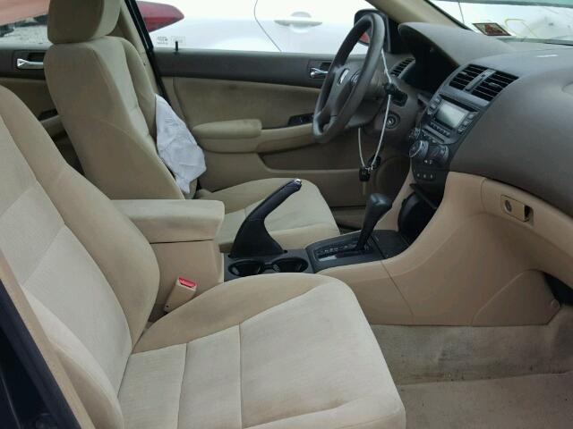 1HGCM56465A158306 - 2005 HONDA ACCORD LX GREEN photo 5