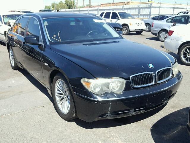 WBAGN63463DR16435 - 2003 BMW 745LI BLACK photo 1