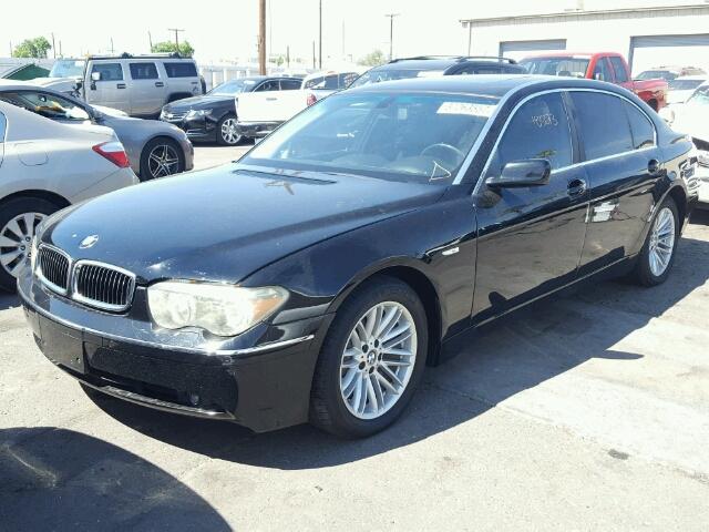 WBAGN63463DR16435 - 2003 BMW 745LI BLACK photo 2