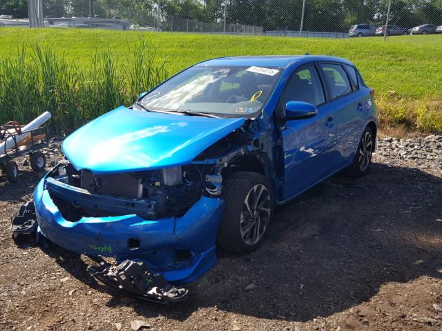 JTNKARJE5HJ552065 - 2017 TOYOTA COROLLA IM BLUE photo 2