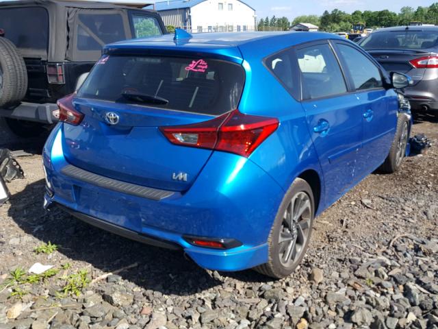 JTNKARJE5HJ552065 - 2017 TOYOTA COROLLA IM BLUE photo 4